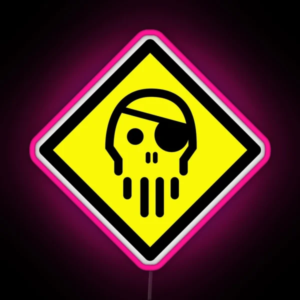 Crash Override RGB Neon Sign