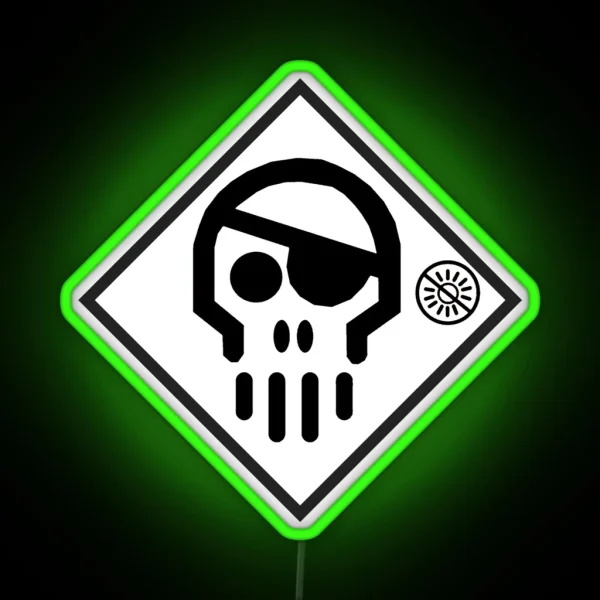 Crash Overridehackers Design RGB Neon Sign