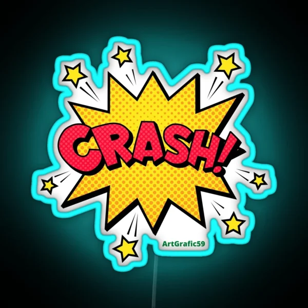 Crash RGB Neon Sign