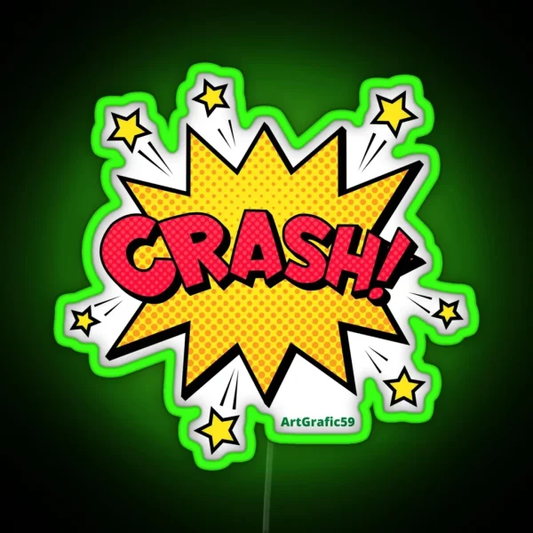 Crash RGB Neon Sign