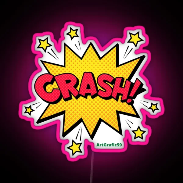 Crash RGB Neon Sign