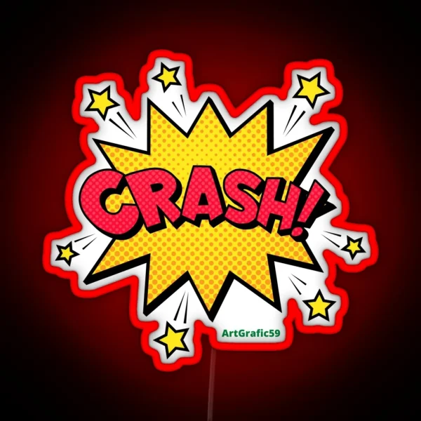 Crash RGB Neon Sign