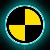Vibrant RGB Lighting for Fun Neon Decorative Crash Test Dummy Sign