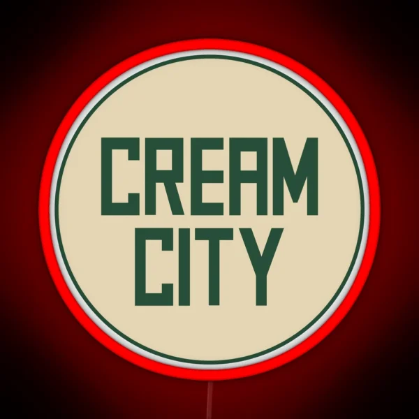 Cream City Milwaukee Basketball RGB Neon Sign