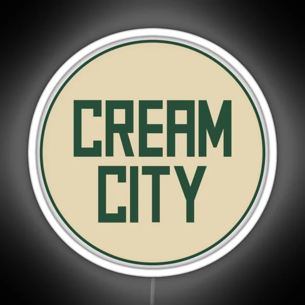 Cream City Milwaukee Basketball RGB Neon Sign