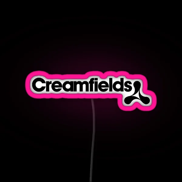 Creamfields Festival Logo RGB Neon Sign