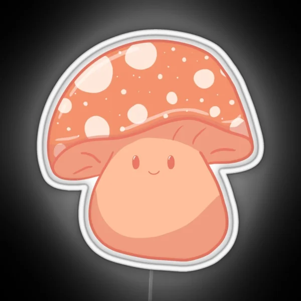 Creamsicle Mushroom RGB Neon Sign