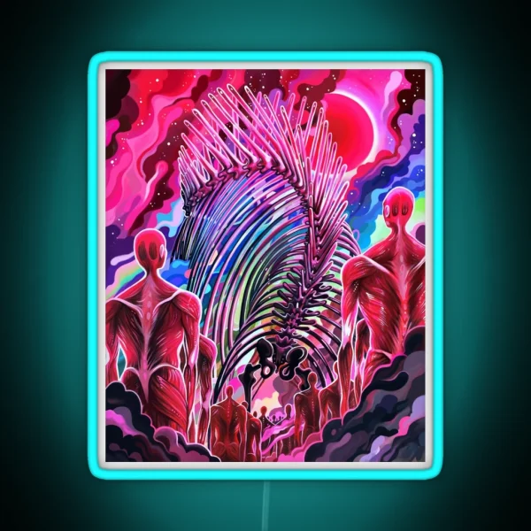 Created Devil RGB Neon Sign