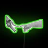 Bold Adam and Eve Motorcycle Neon Sign with RGB LED Artwork