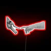 Motorcycle Enthusiasts Inspired by Michelangelo's Masterpiece in Vibrant Neon Colors