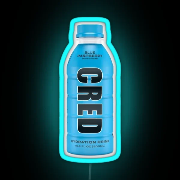 Cred Blue RGB Neon Sign
