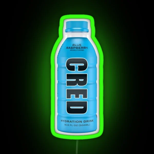 Cred Blue RGB Neon Sign