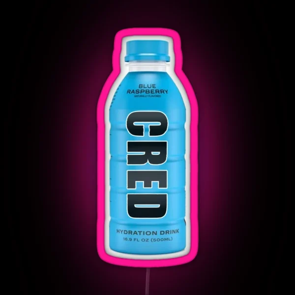 Cred Blue RGB Neon Sign
