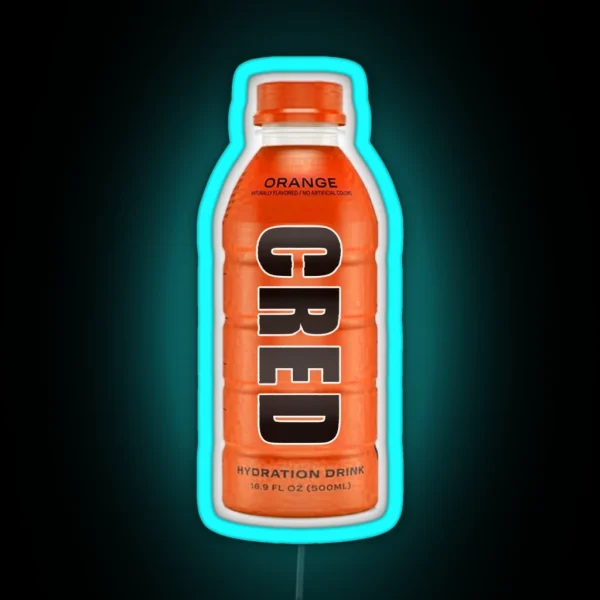 Cred Orange RGB Neon Sign