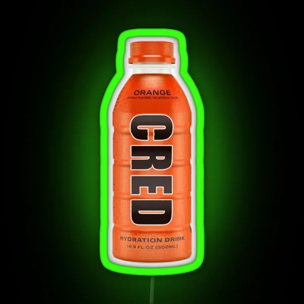 Cred Orange RGB Neon Sign