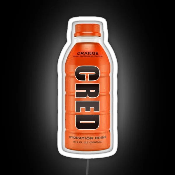 Cred Orange RGB Neon Sign