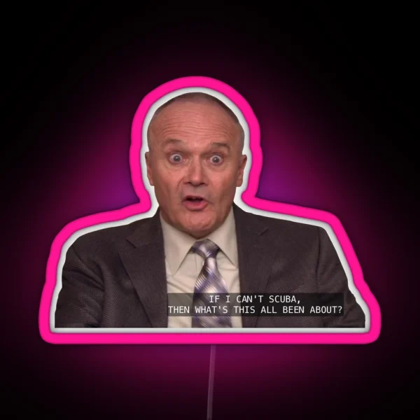 Creed Bratton RGB Neon Sign