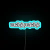 Add colorful personal style with Creed Thoughts LED neon sign