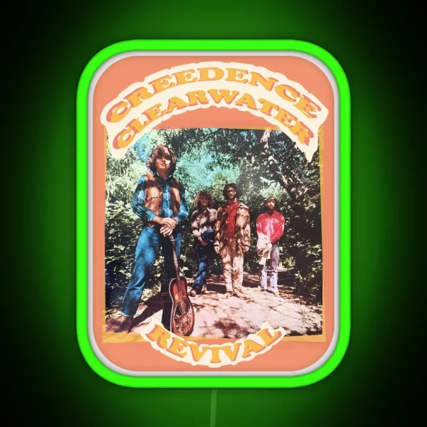 Creedence Clearwater Revival RGB Neon Sign