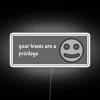 Vibrant RGB LED Sign for Car Windows Decorative Illuminated Display