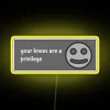 Neon RGB LED Sign with Vibrant Color Changing Effects Display.