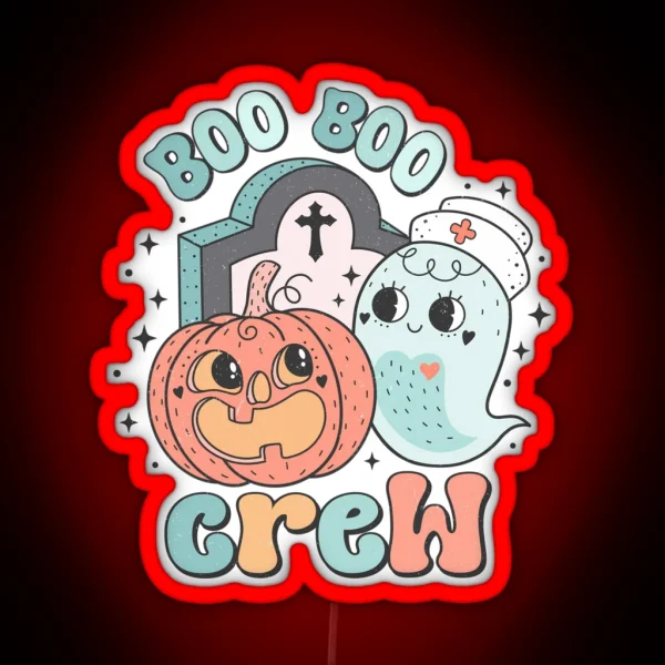 Creepy Cute Boo Boo Crew RGB Neon Sign