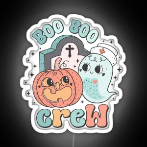 Creepy Cute Boo Boo Crew RGB Neon Sign