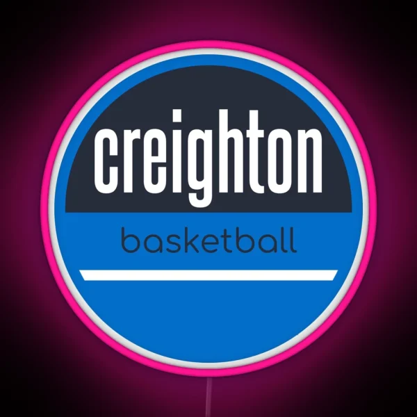 Creighton Basketball RGB Neon Sign