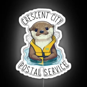 Crescent City Postal Service Otter RGB Neon Sign