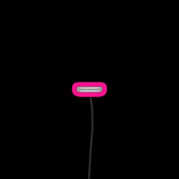 Cries In Phonetics RGB Neon Sign