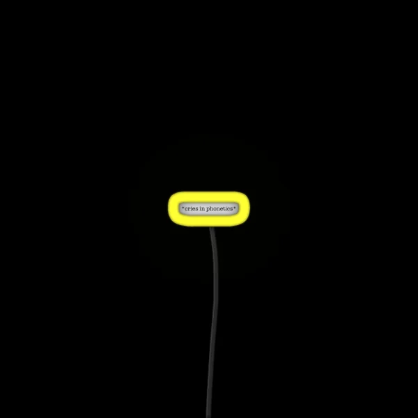 Cries In Phonetics RGB Neon Sign
