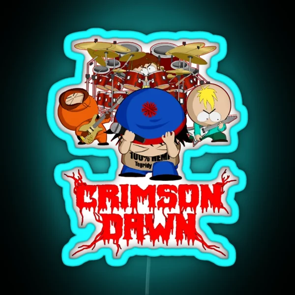 Crimson Dawn RGB Neon Sign