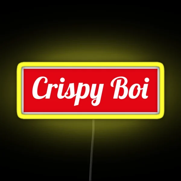 Crispy Boi RGB Neon Sign