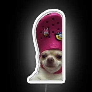 Croc Dog RGB Neon Sign