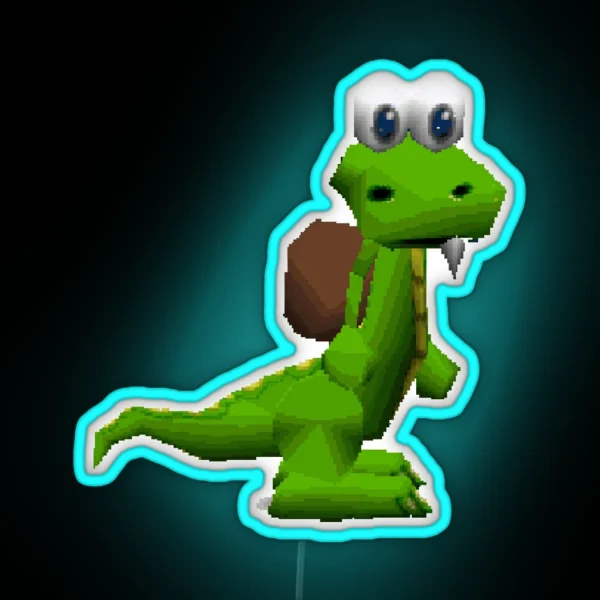 Croc RGB Neon Sign