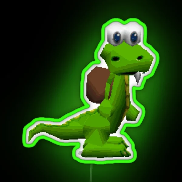 Croc RGB Neon Sign