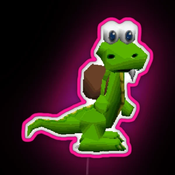 Croc RGB Neon Sign