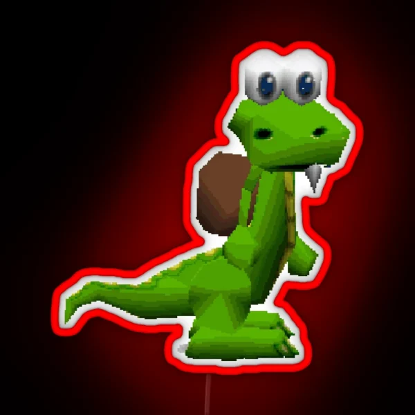 Croc RGB Neon Sign