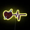 Vibrant Color Changeable Pulse LED Sign Featuring Yarn Inspired Design