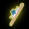 Customizable color-changing crochet hook LED display wall art decorative neon sign.