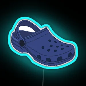 Crocs Blue RGB Neon Sign