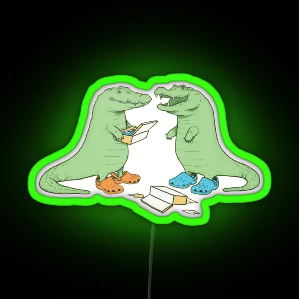 Crocs In Crocs RGB Neon Sign