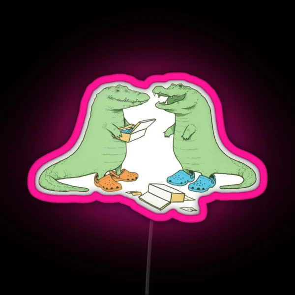 Crocs In Crocs RGB Neon Sign