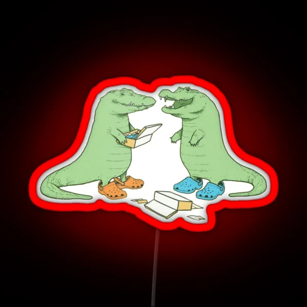 Crocs In Crocs RGB Neon Sign