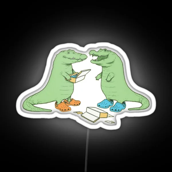 Crocs In Crocs RGB Neon Sign