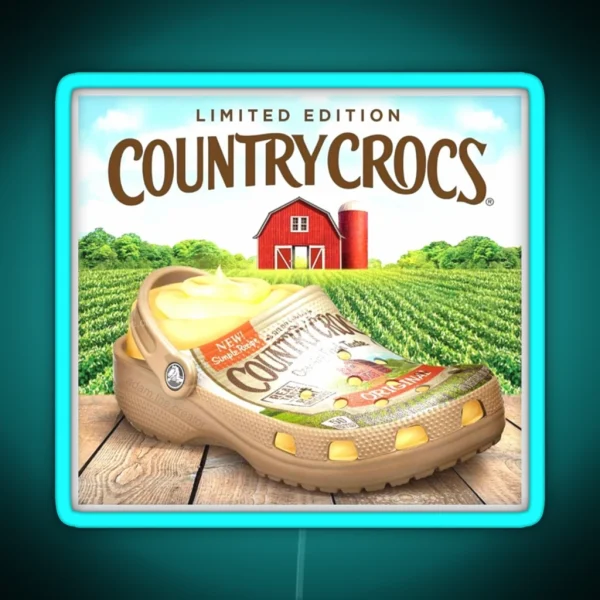 Crocs Meme RGB Neon Sign