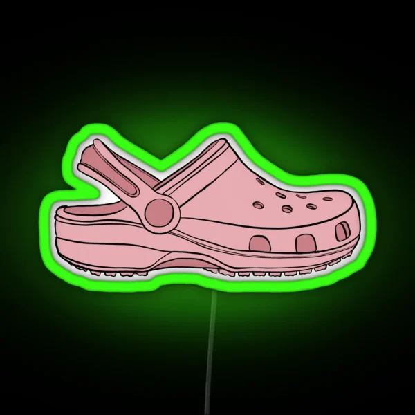Crocs RGB Neon Sign