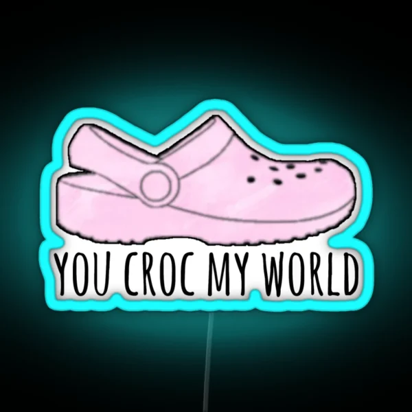 Crocs RGB Neon Sign