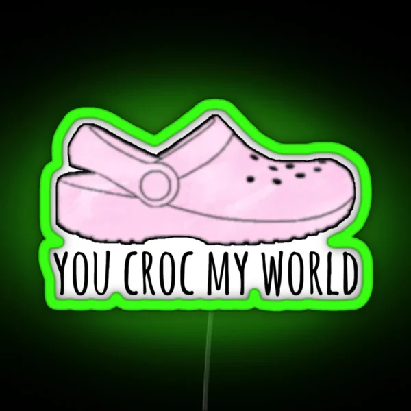 Crocs RGB Neon Sign
