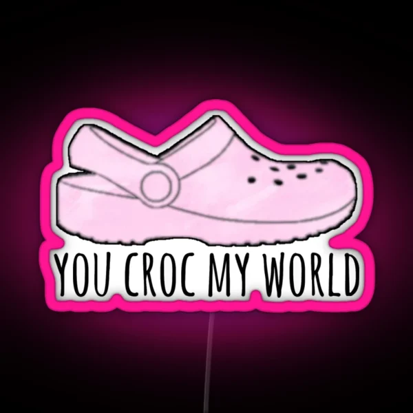 Crocs RGB Neon Sign